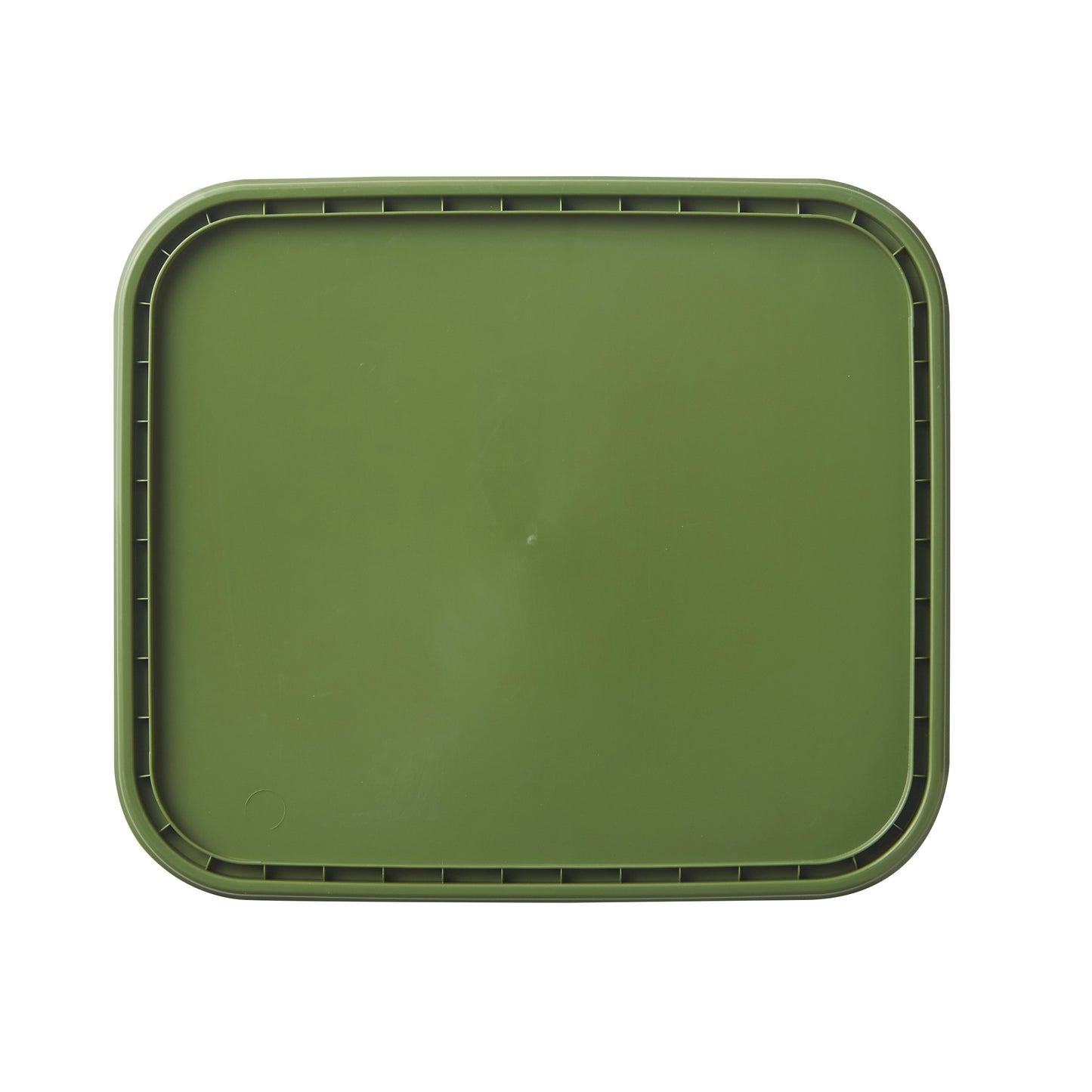 5 Litre Plastic Green Square Lid