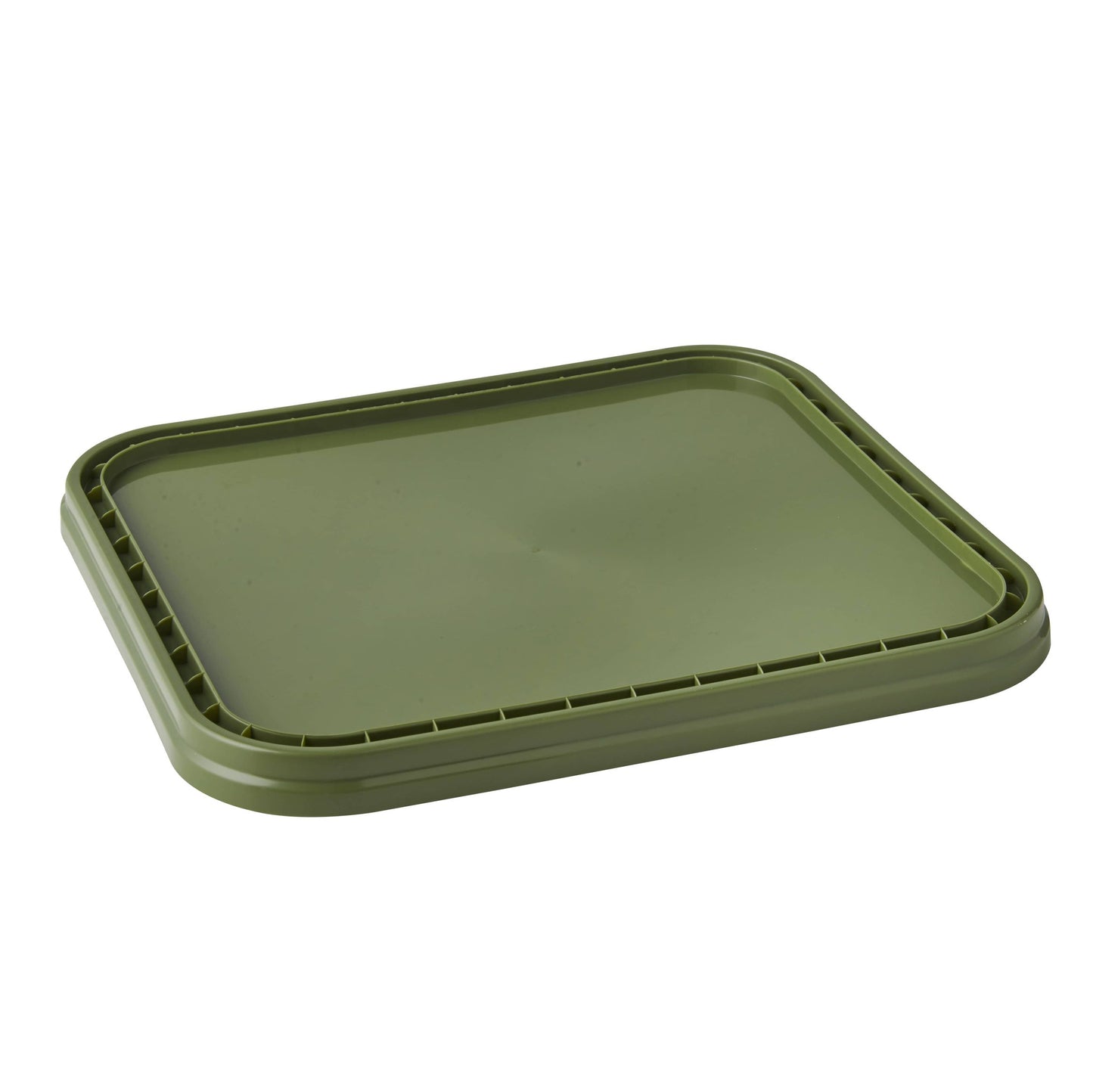 17 Litre Plastic Green Square Lid