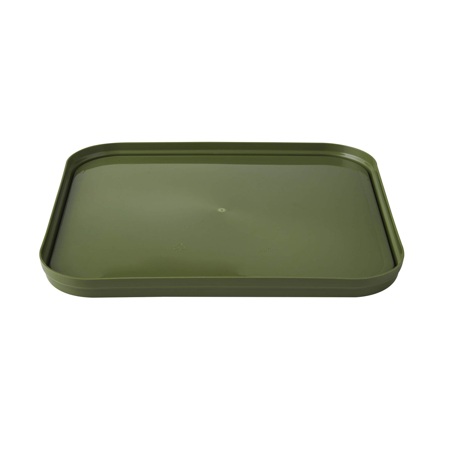 17 Litre Plastic Green Square Lid