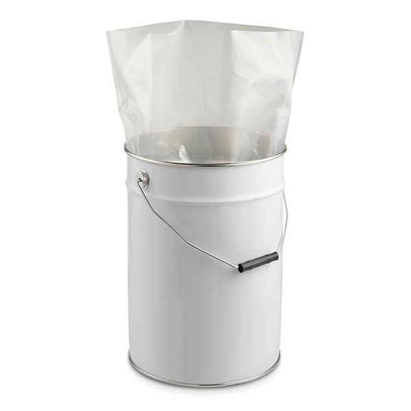 Polyethylene pail liners for 25 litre pails