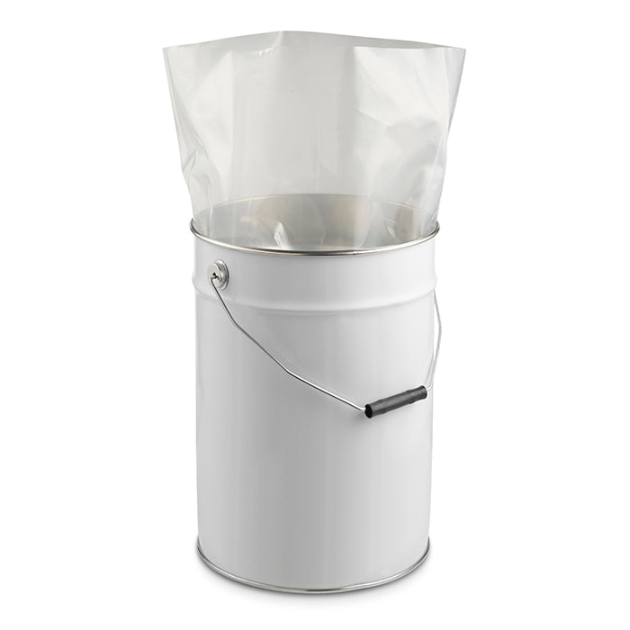 Polyethylene pail liners for 25 litre pails