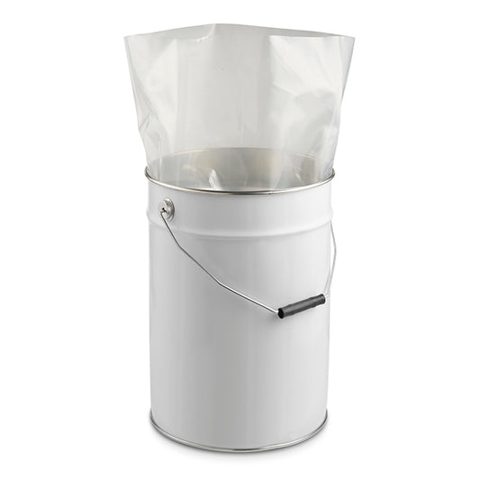 Polyethylene pail liners for 25 litre pails