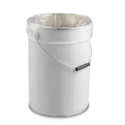 Polyethylene pail liners for 25 litre pails