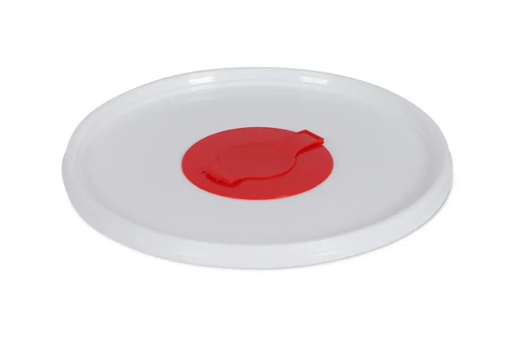 WHITE LID WITH RED WIPEX FOR EZE 3000/3800