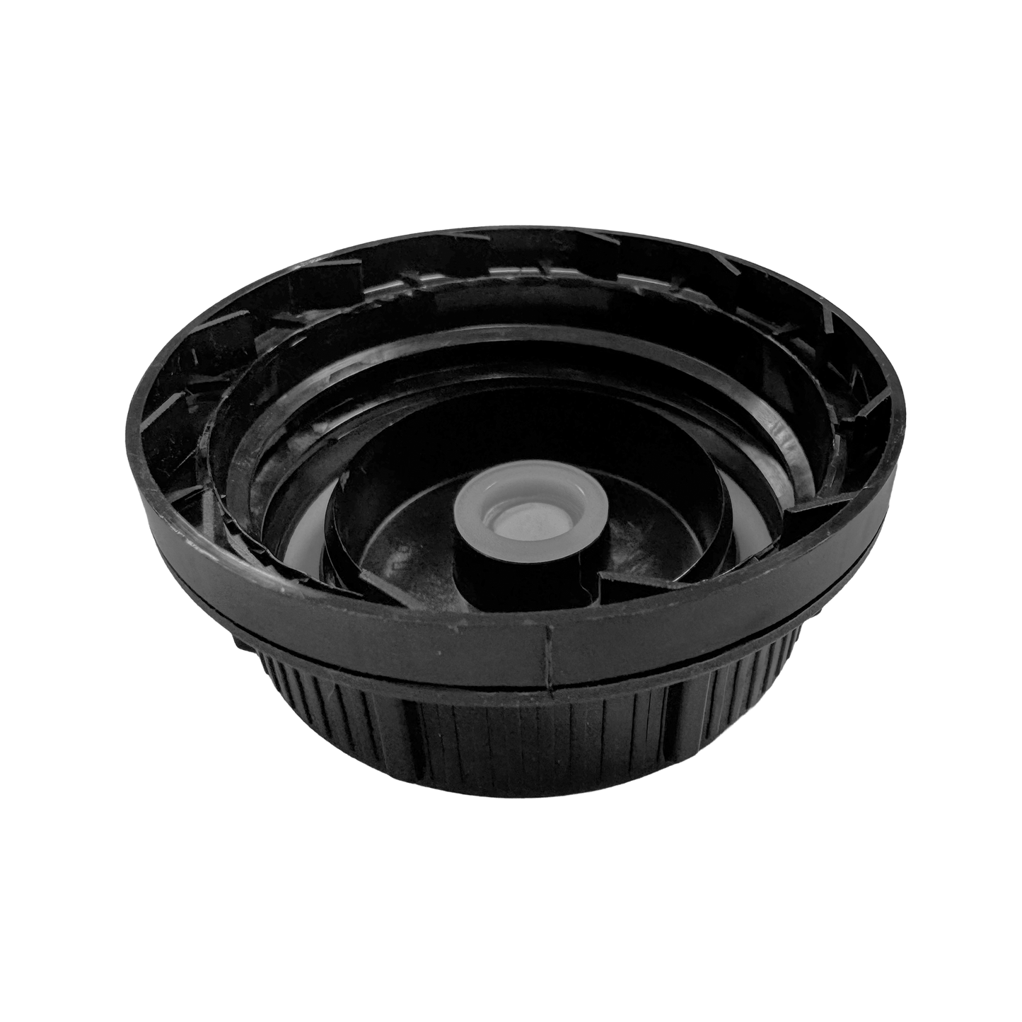 51mm Plastic Black Vented Tamper Evident Cap