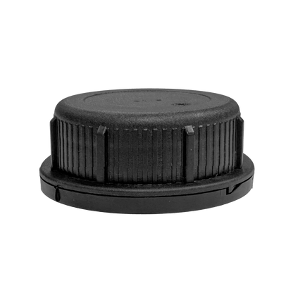 51mm Plastic Black Vented Tamper Evident Cap