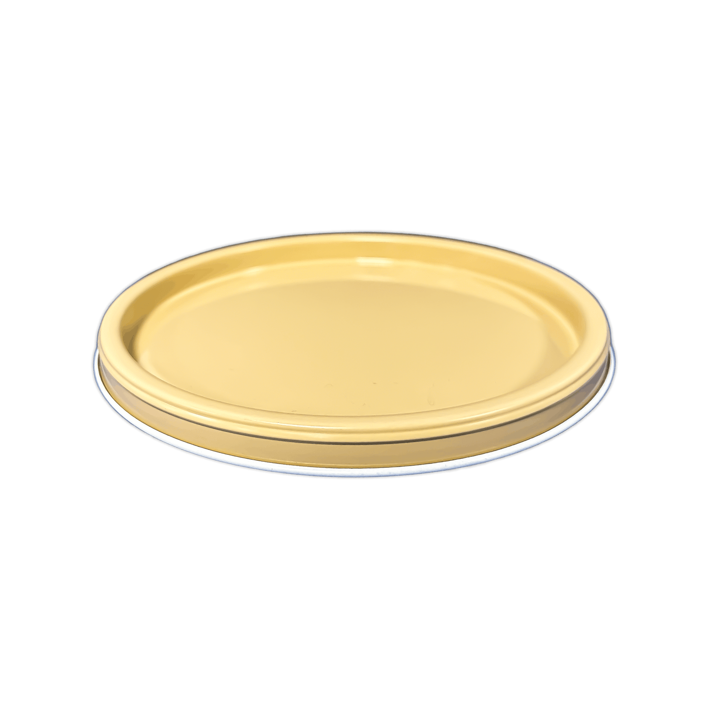 180mm White Tinplate Lacquered Pail Lid