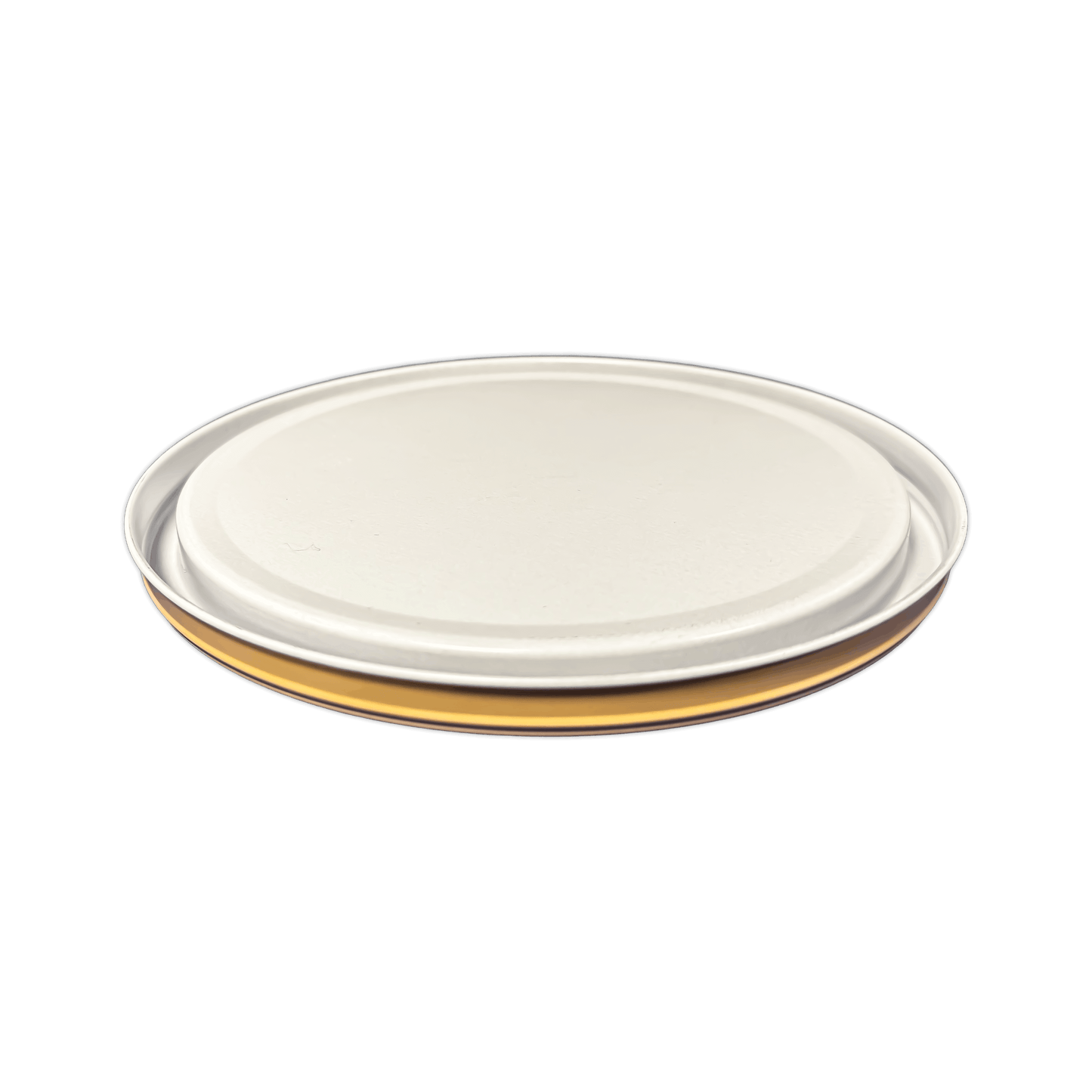180mm White Tinplate Lacquered Pail Lid