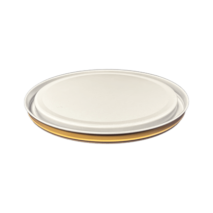 180mm White Tinplate Lacquered Pail Lid