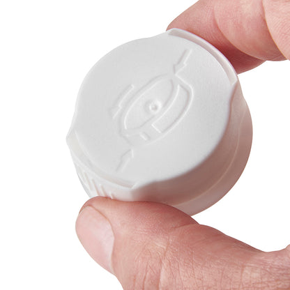 32mm Child Resistant White Plastic Fixedspout UN Approved Closure