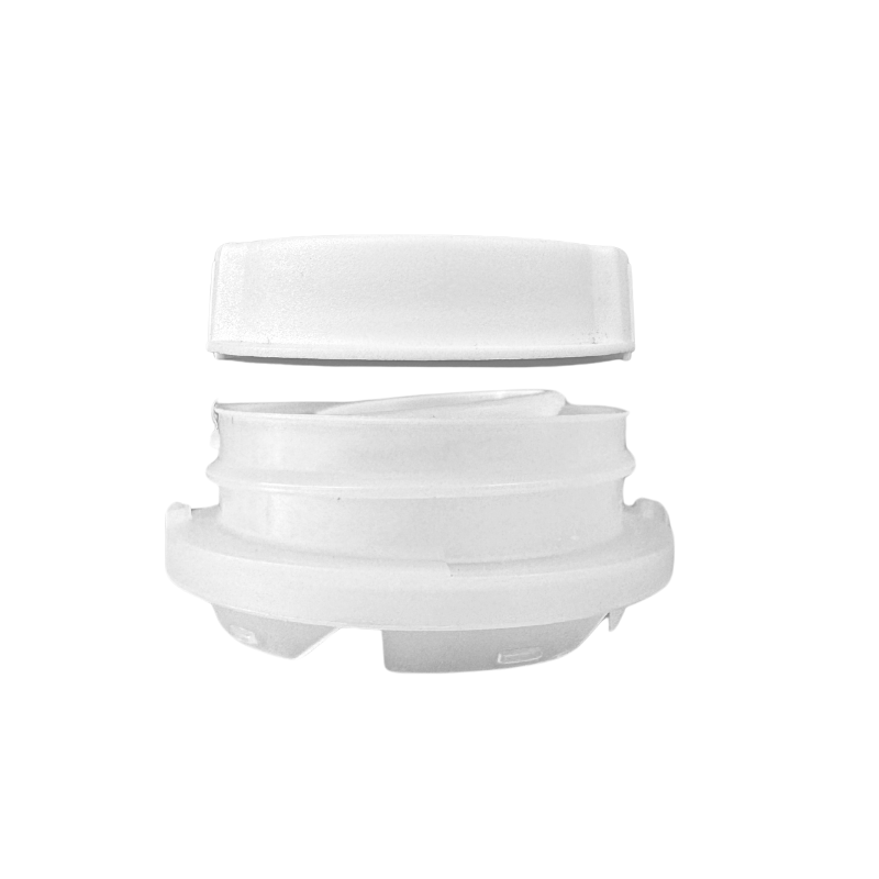 42mm Child Resistant White Plastic Fixed Spout UN Approved Rel Berg Closure