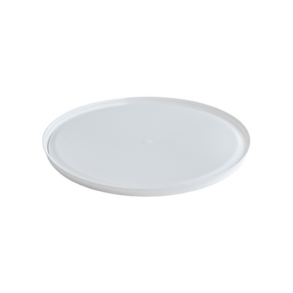 3 Litre White Plastic Double Lock Bucket Lid | Invopak