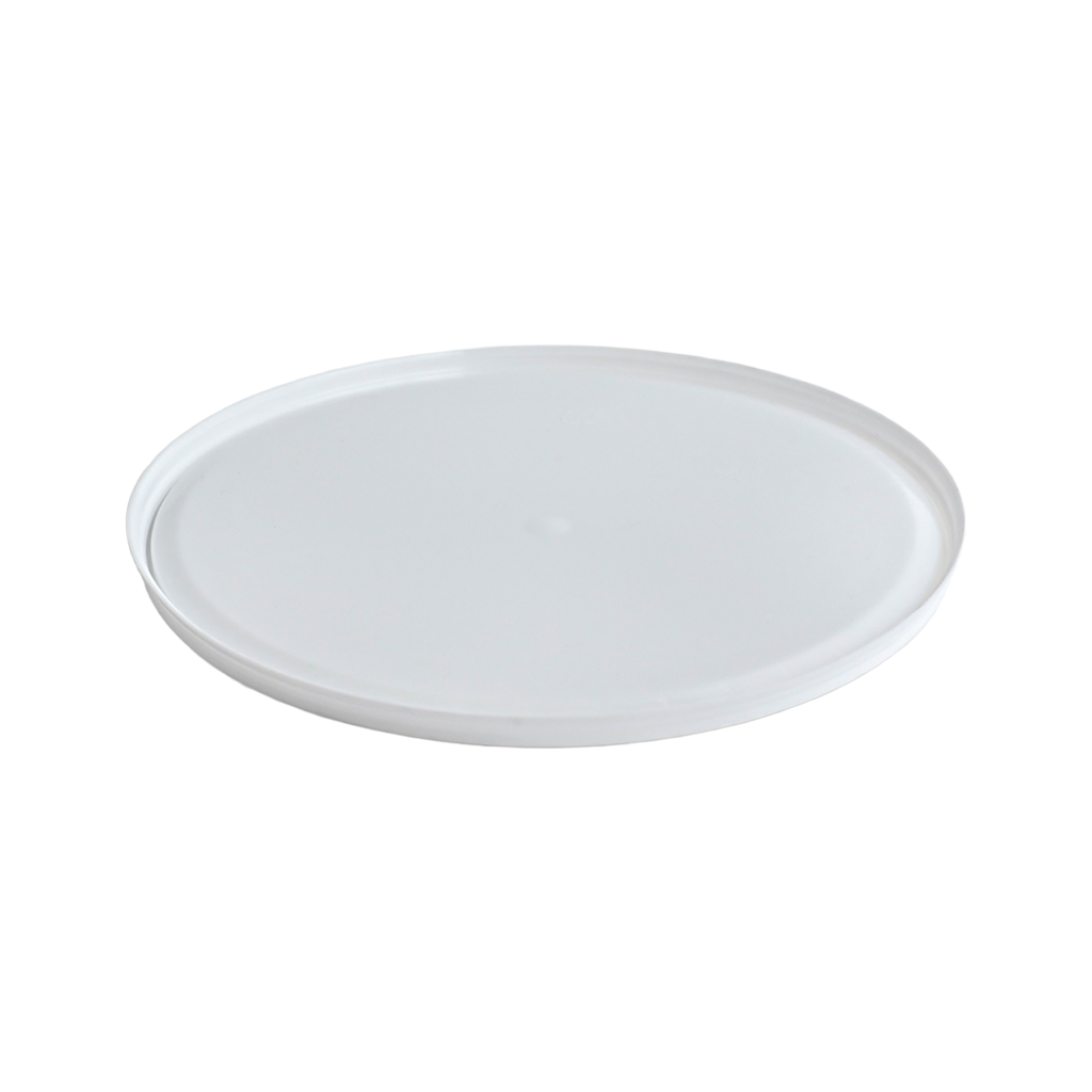5 Litre White Plastic Double Lock Bucket Lid | Invopak