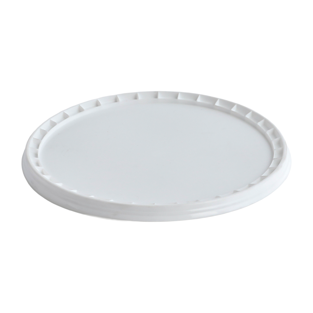 10 Litre White Plastic Double Lock Bucket Lid | Invopak