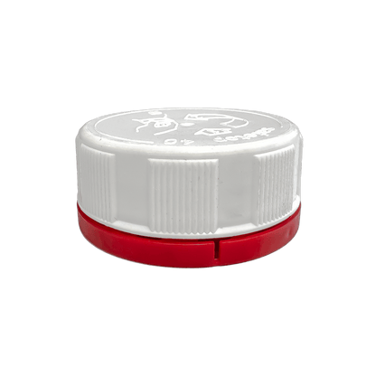 42mm Plastic White Tamper Evident Cap With Aluminium Foil Wad