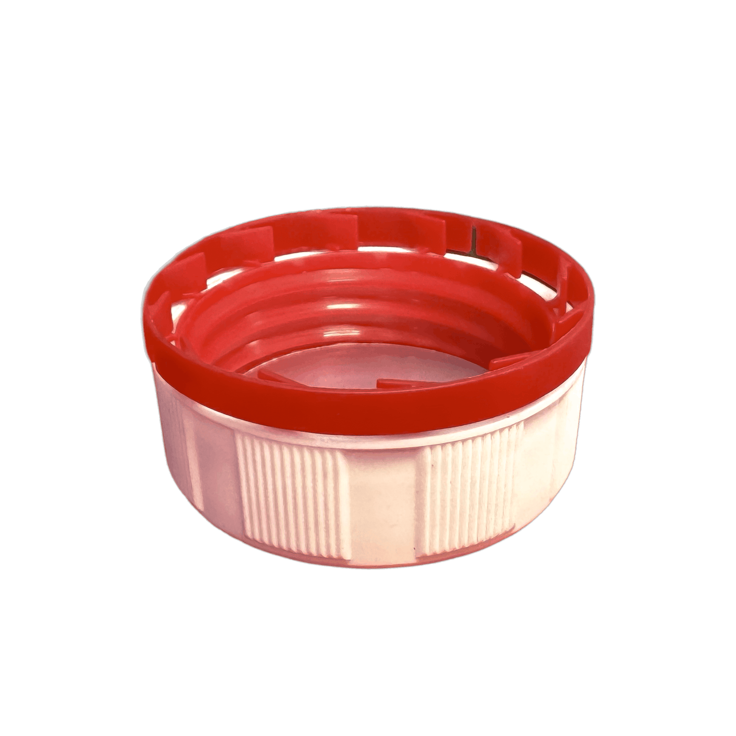 42mm Plastic White Tamper Evident Cap With Aluminium Foil Wad