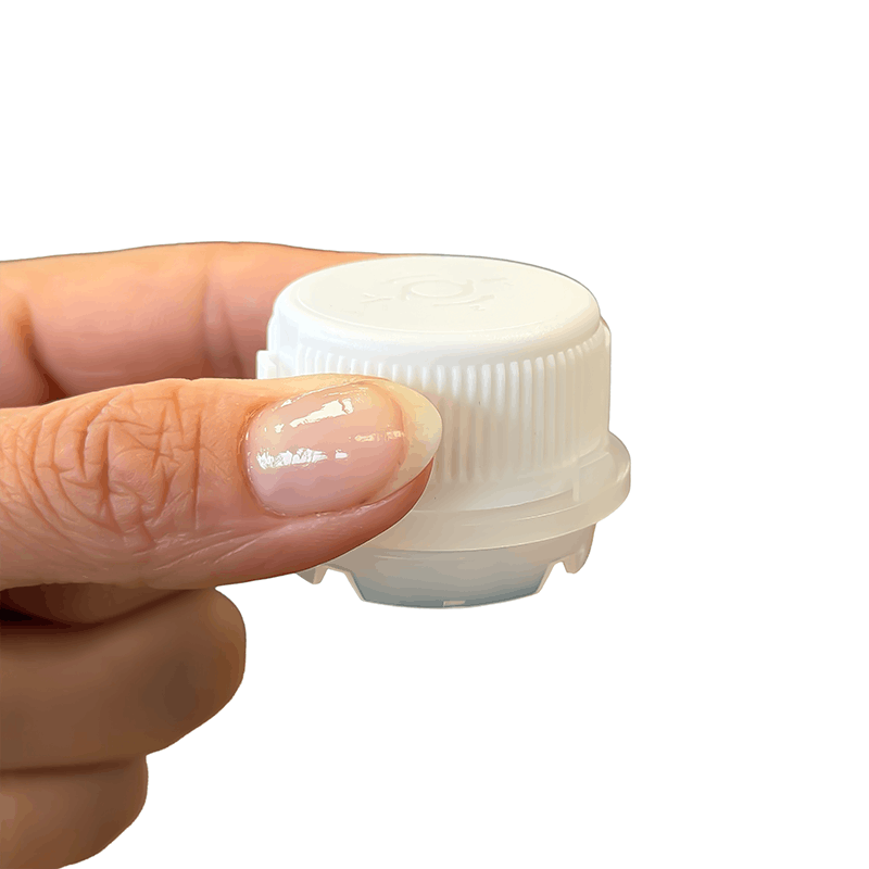32mm White Plastic CRC Din berg Closure