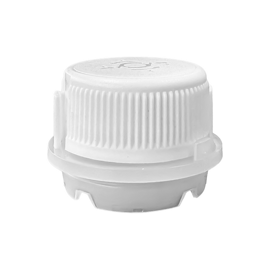 32mm White Plastic CRC Din berg Closure