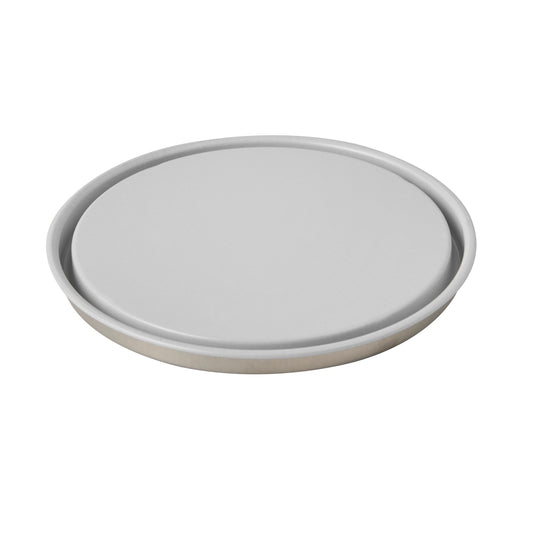 2.5 Litre Plain D.153 Lid for Lever Lid Tin in White