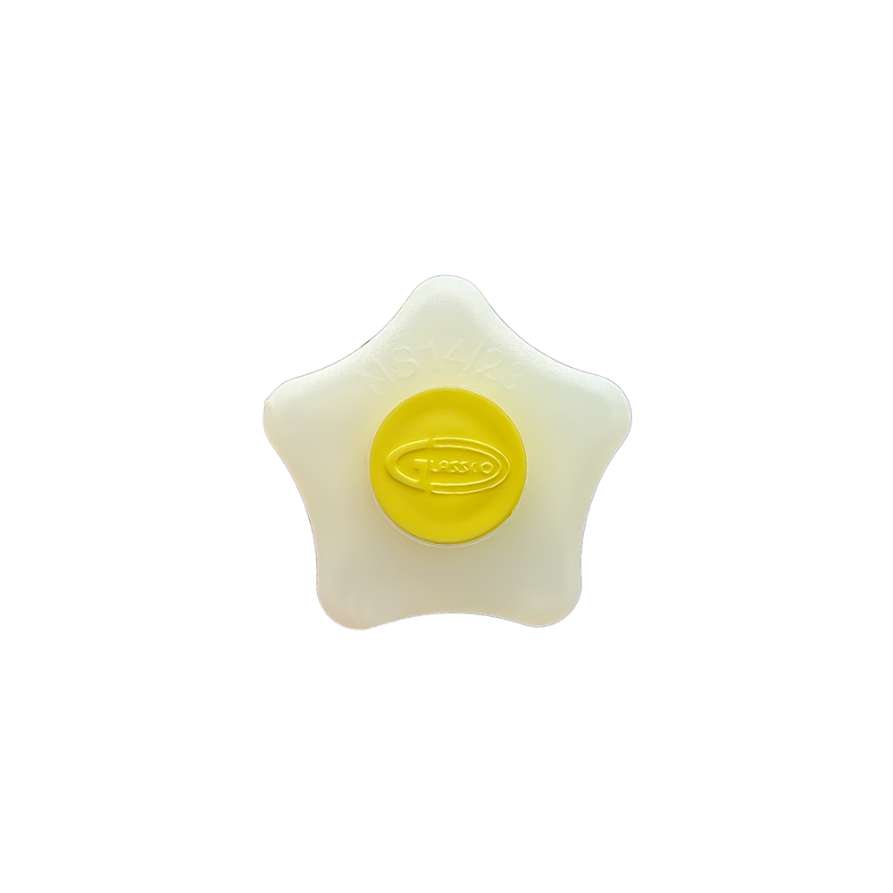 Glassco Volumetric Flask Class A Batch certificate 100ml Borosilicate Glass PE stopper
