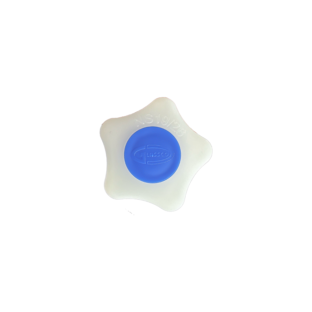 Glassco Volumetric Flask Class A Batch certificate 500ml Borosilicate Glass and PE stopper