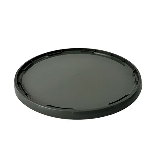 326mm Grey Recycled Plastic Round Bucket Lid Goes with 16L Bucket Invopak