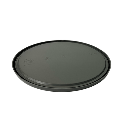 326mm Grey Recycled Plastic Round Bucket Lid Invopak