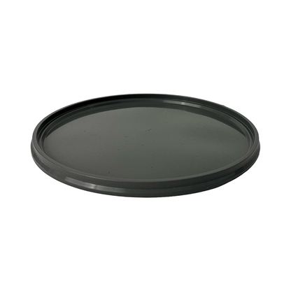 224mm Grey Recycled Plastic Round Bucket Lid Invopak