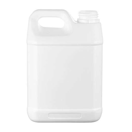 2.5 Litre Plastic White UN Approved Fluorinated Jerry Can with 42mm Neck