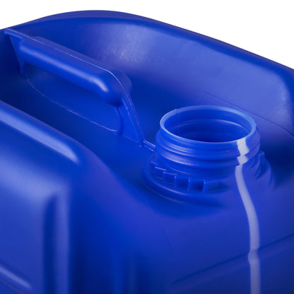 25 Litre Blue Fluorinated UN Approved Stackable Jerry Can with Visi Strip