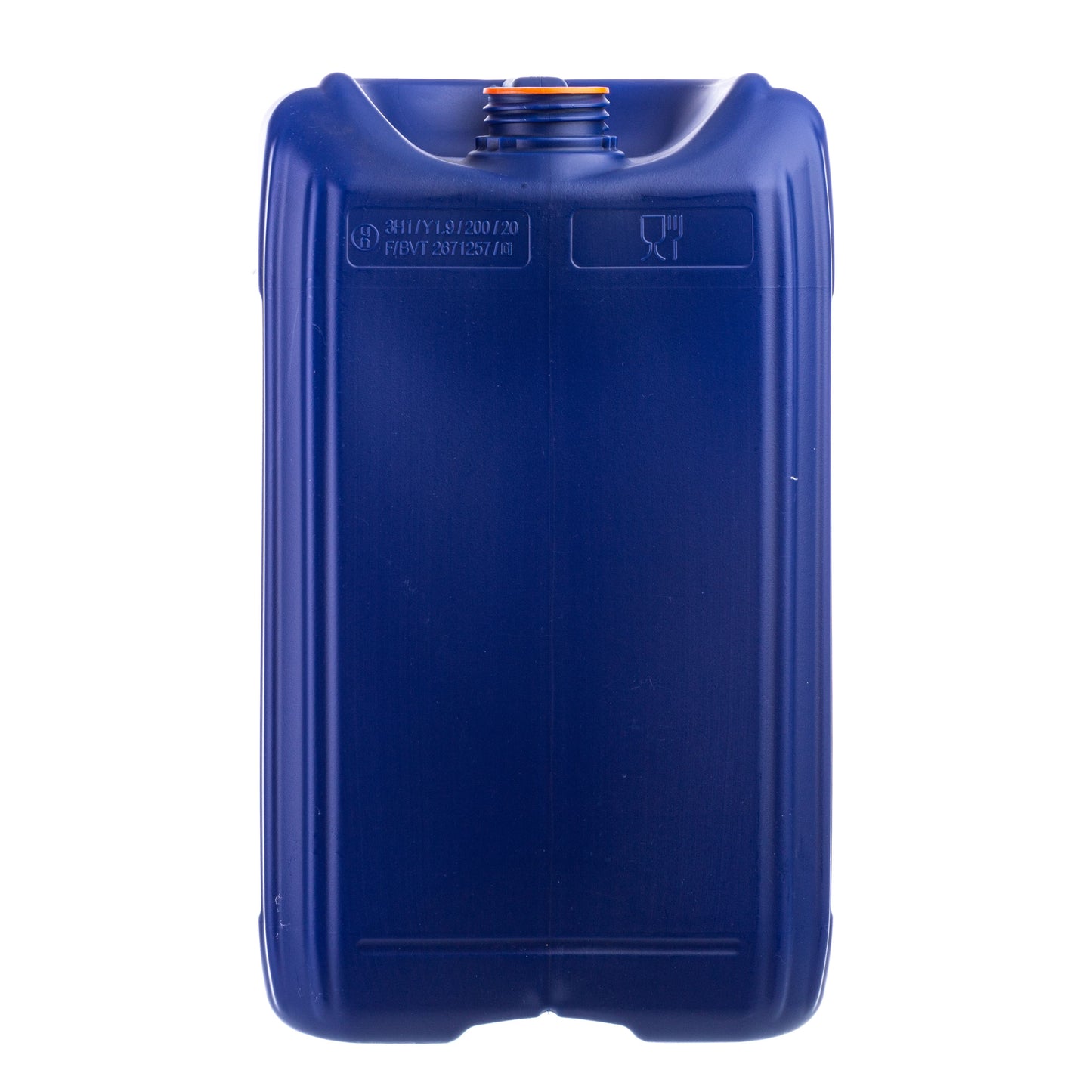 30L Blue Fluorinated Stackable UN Approved Jerry Can - No Visi Strip