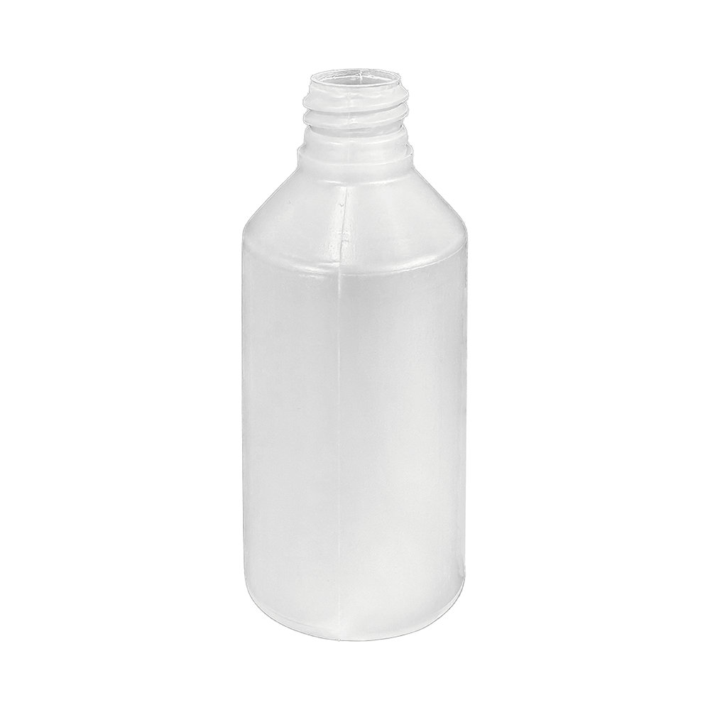 100 Ml Plastic Natural Cylindrical Bottle 20mm Neck