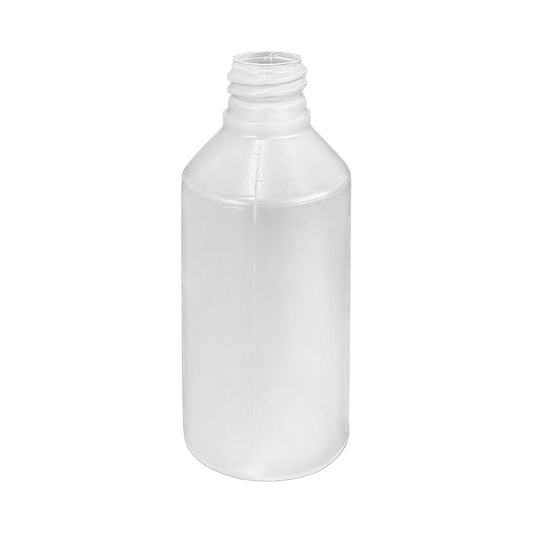 100 Ml Plastic Natural Cylindrical Bottle 20mm Neck