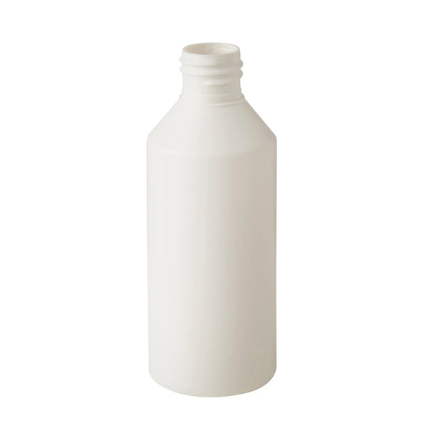 250 ML Plastic White Cylindrical Bottle 28mm Neck Invopak