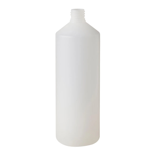 1 Litre Plastic Natural Cylindrical Bottle 28mm Neck Invopak