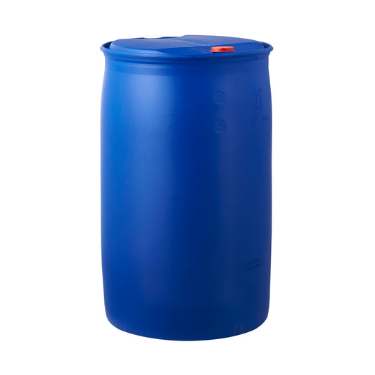 220 Litre Plastic Blue Tighthead Drum UN Approved Single L Ring