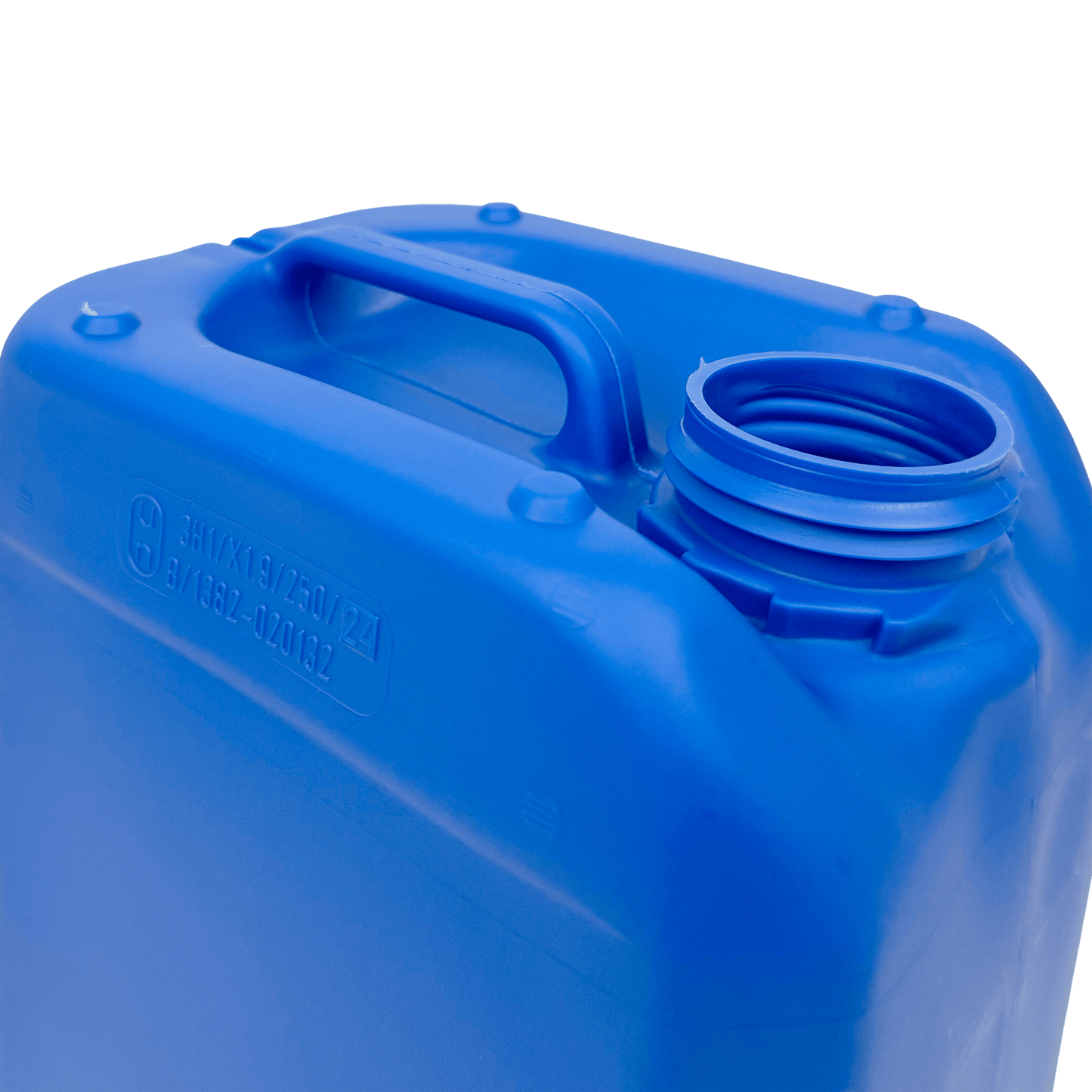 5 Litre UN Approved Blue Plastic Stackable Jerry Can with 51mm Neck