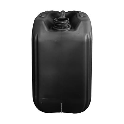 20 Litre Plastic Black UN Approved Stackable Jerry Can with 61mm Neck 800g