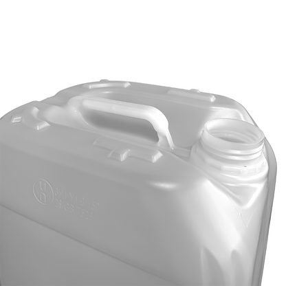 20 Litre Plastic Natural UN Approved Stackable Jerry Can with 61mm Neck 800g