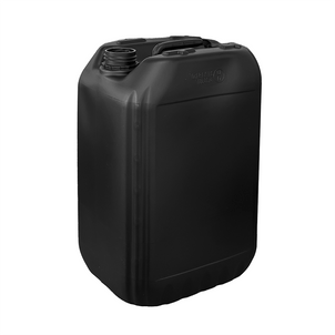 Stackable 25 Litre Plastic Black Jerry Can 61mm Neck UN | Invopak