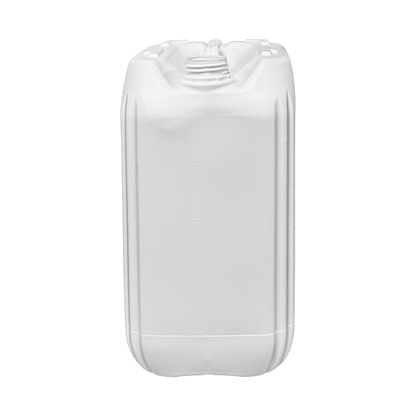 25 Litre Plastic White UN Approved Stackable Jerry Can with 61mm Neck 900g