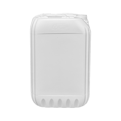 25 Litre Plastic White UN Approved Stackable Jerry Can with 61mm Neck 900g