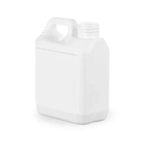 1 Litre Plastic White Jerry Can with 38mm Neck 44g Invopak