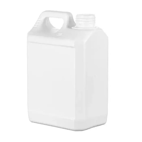 2 Litre Plastic White Jerry Can with 38mm Neck 60g Invopak