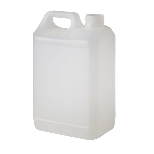 2.5 Litre Plastic Natural Jerry Can With 38mm Neck 80g