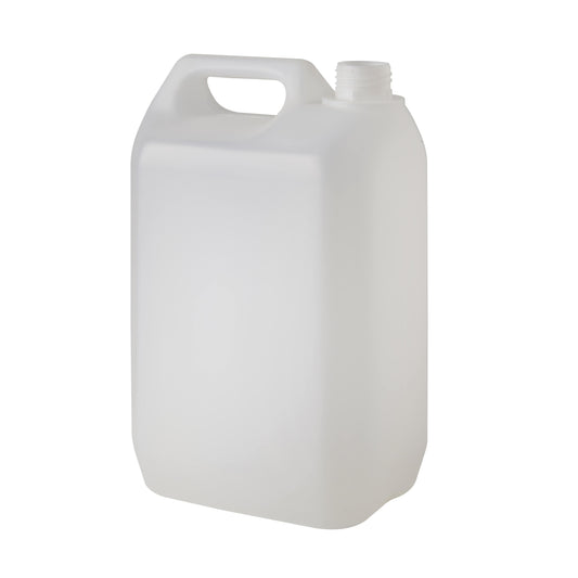 5 Litre Plastic Natural Jerrycan With 38mm Neck 135g