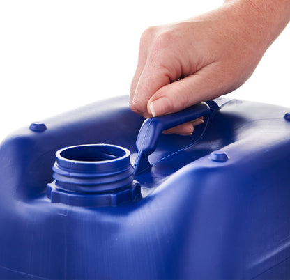 12.5 Litre Plastic Blue UN Approved Stackable Jerry Can with 51mm Neck