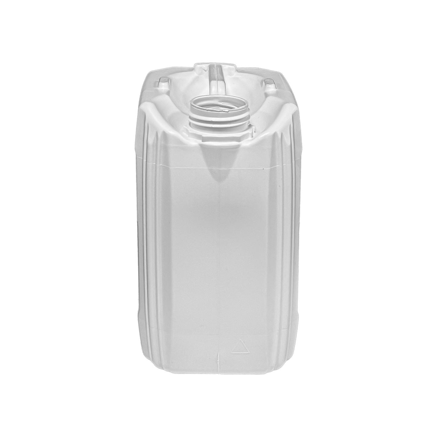 5 Litre Plastic White UN Approved Stackable Jerry Can with 51mm Neck 250g