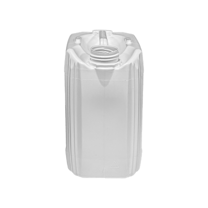 5 Litre Plastic White UN Approved Stackable Jerry Can with 51mm Neck 250g