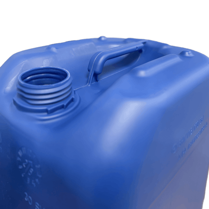 30 Litre Plastic Blue UN Approved Stackable Jerry Can with 61mm Neck 1300g